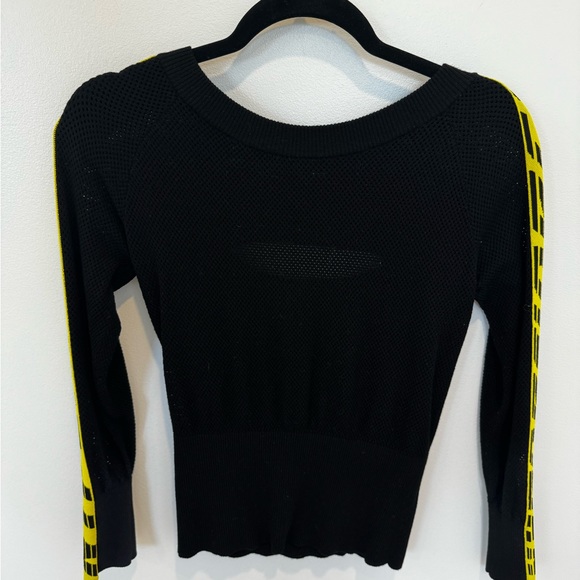Diesel Cropped Long Sleeve Top Sweeter - Picture 2 of 4